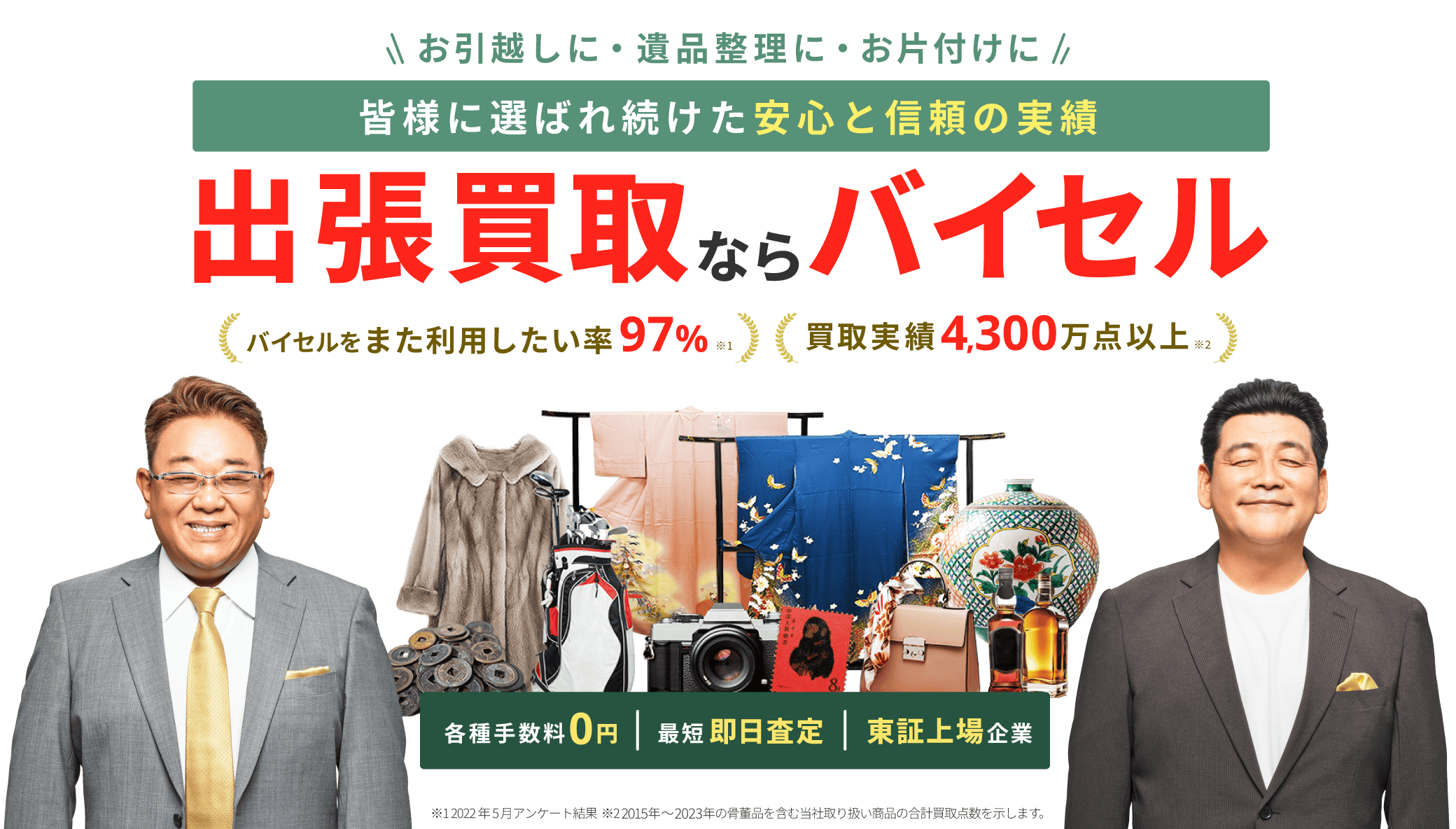 高価買取ならバイセル